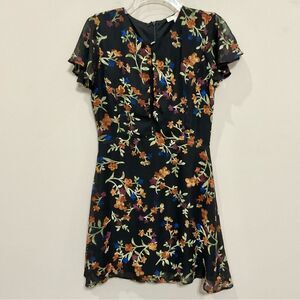 Gianni Bini Floral Mini Dress Sz S New Short Sleeve